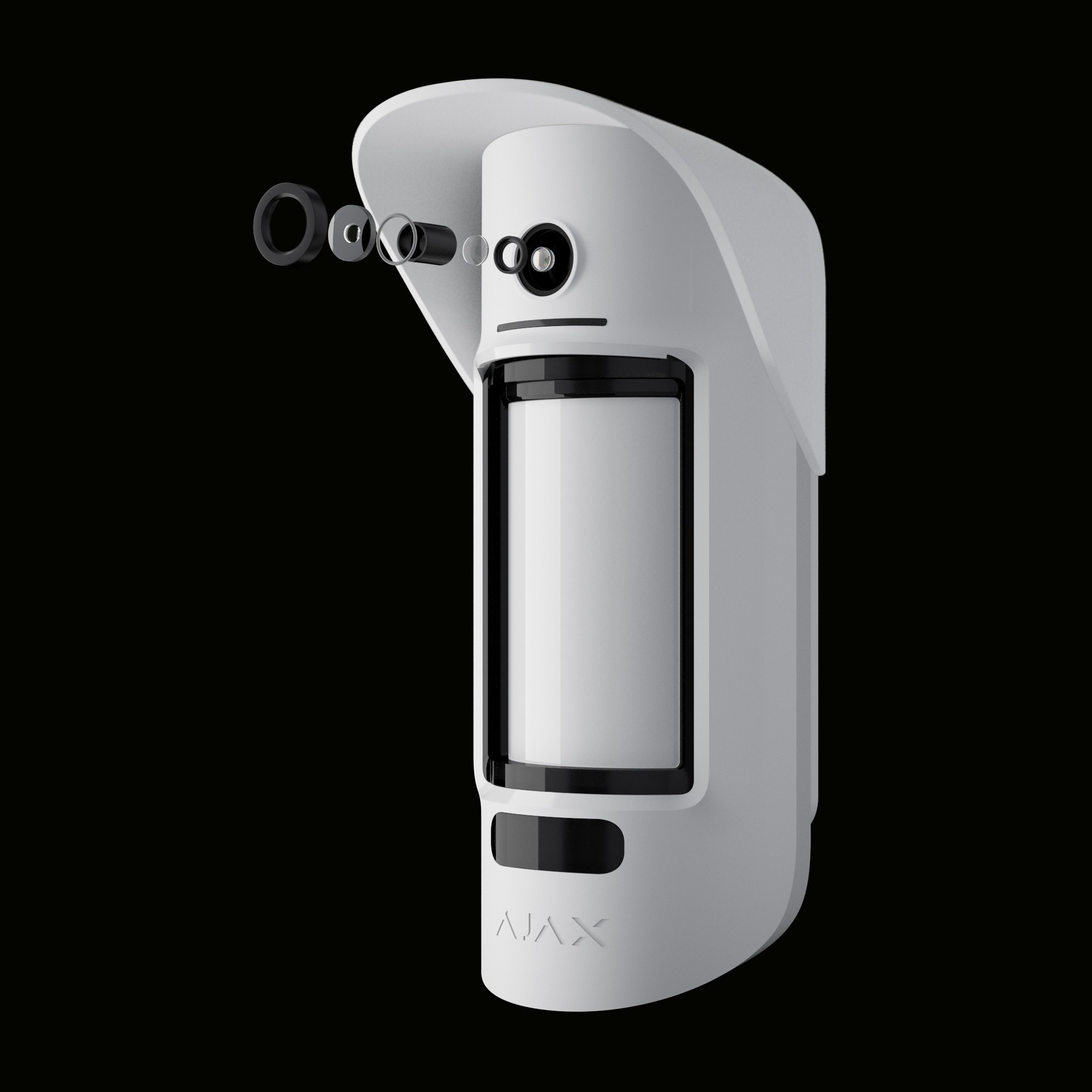 Détecteur de mouvement caméra extérieur sans fil - AJAX - Blanc