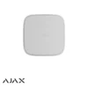 White rounded-square wireless access point with small LED indicators on the top edge.